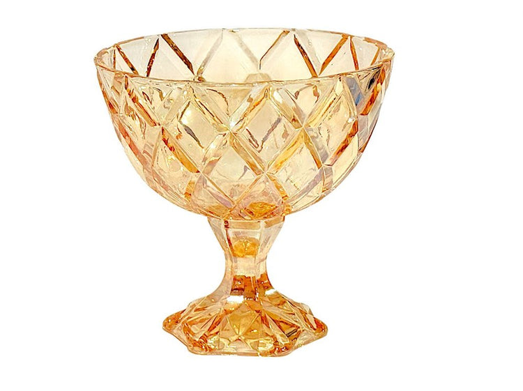 Gold Glass Dessert Bowl