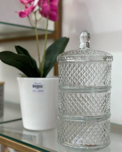 Glass 3 Tier Storage JYTGZ-003/L3