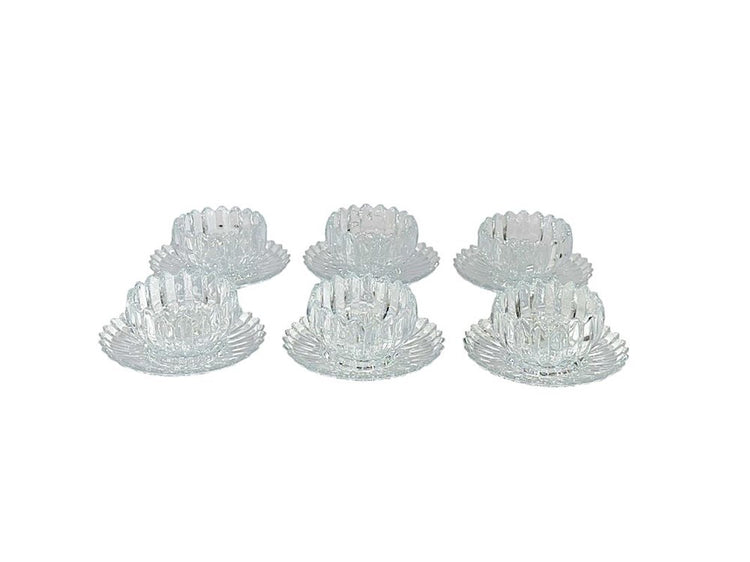 Glass Bowl & Saucer 12pc Set 12040JNW