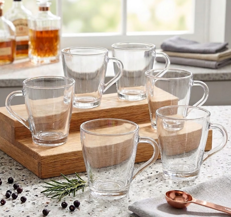 Glass Cup 6pc JZB-12408
