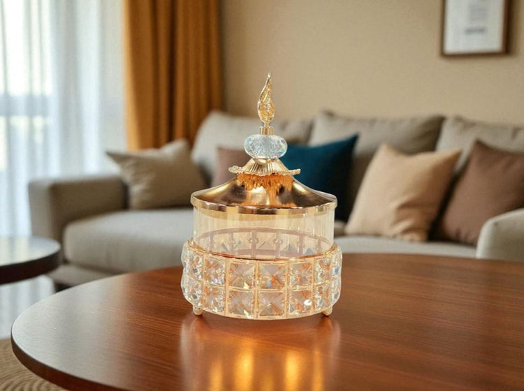 Gold Home Decor Jar Medium 239-12