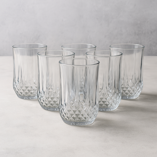 Glass Cup 6pc 320mL KB049-1