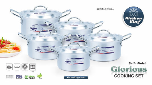 Kitchen King Cookware Set Glorious 12" - 16" KK512015