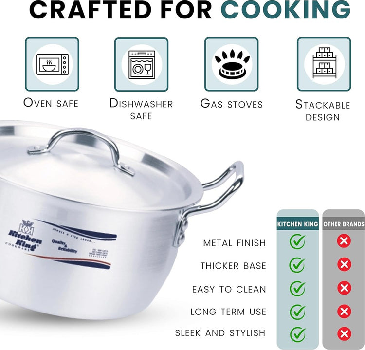 Topical Aluminum Pot 12" 30cm 12.2L KK13306