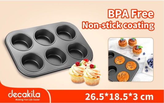 Muffin Pan 6 Sections KMTT079B