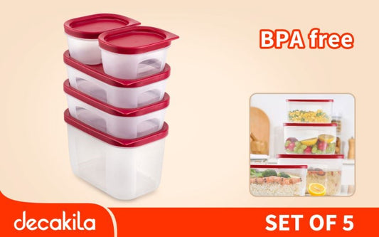 Food Container 5pc Set KMTT119R