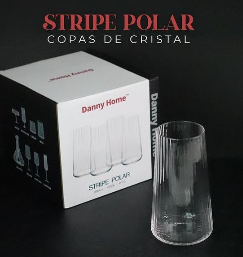 4pc Glass Cup Set KY-044