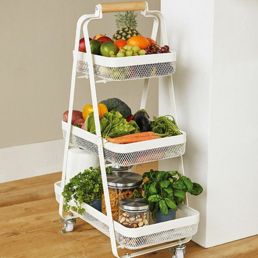 3 Tier Basket Trolley