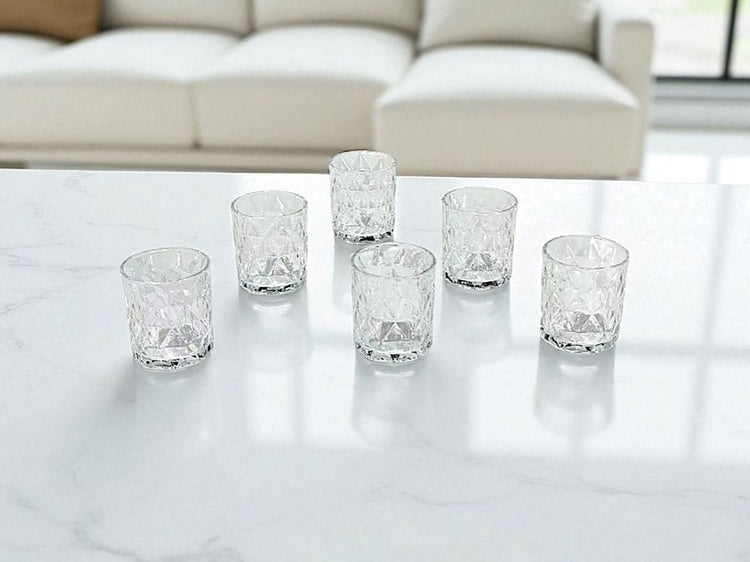 Glass Cup 6pc LX2001-1