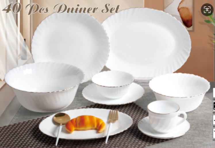 40pc Dinner Set LX40-40