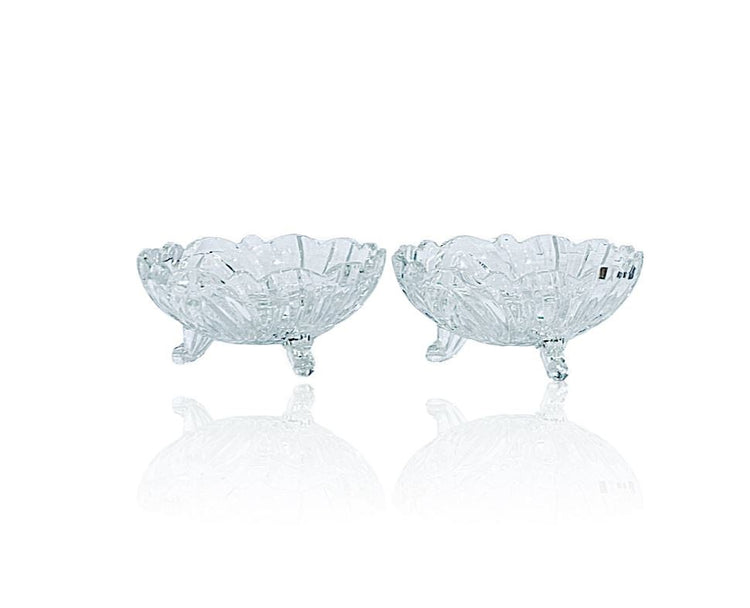 Glass Candy Box 2pc LX6006