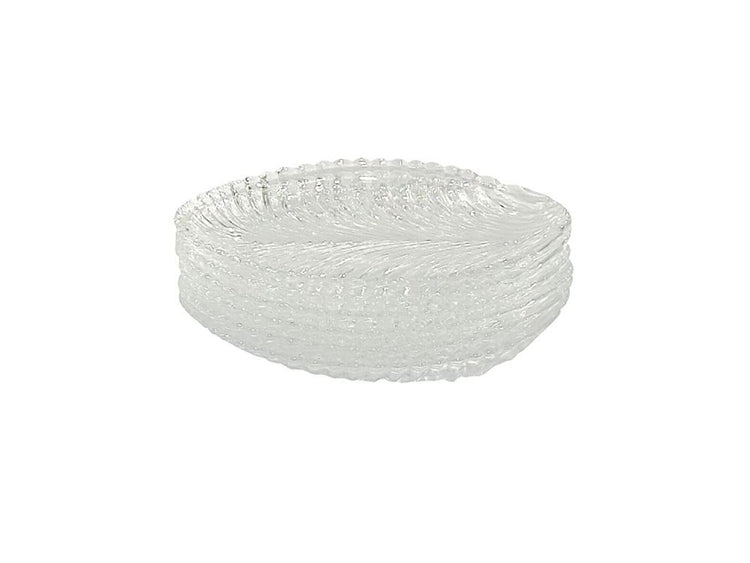 Glass Serving Plate 6pc Set LXP103