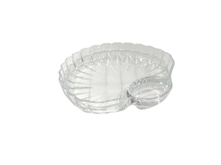 Glass Serving 2 Compartment Dish LXP105