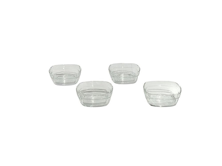 Glass Bowl 4pc LXW132-2