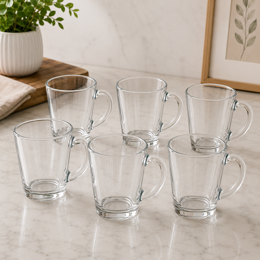 Glass Cup 6pc 310mL LXZB243