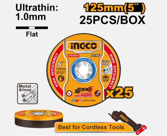 Ultra-Thin Metal Cutting Disc 25pc MCD1012525