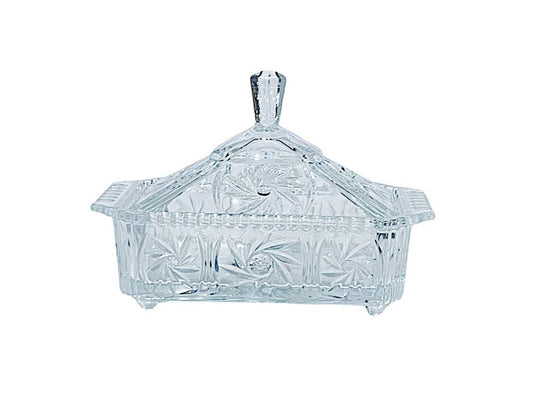 Glass Candy Bowl With Lid