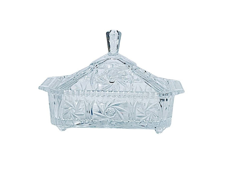 Glass Candy Bowl With Lid