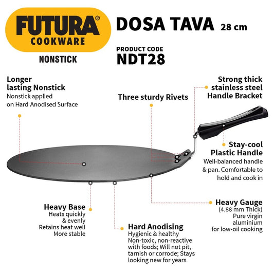Futura Dosa Tawa 28cm NDT28