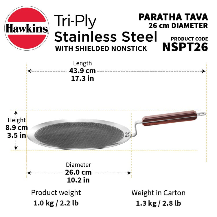Futura Paratha Tawa 26cm NSPT26