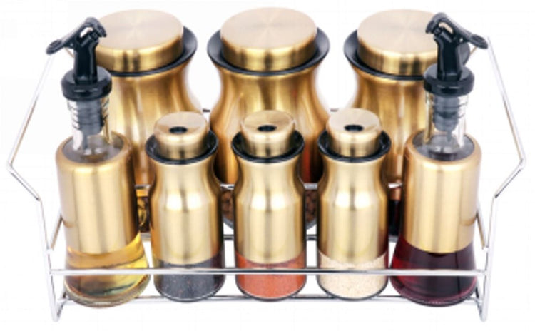 Spice Rack Condiment 8pc O1013J