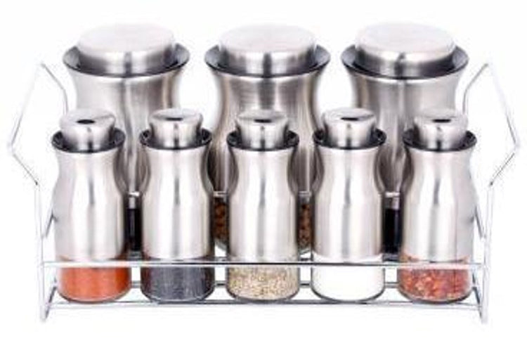 Spice Rack Condiment 8pc O1014