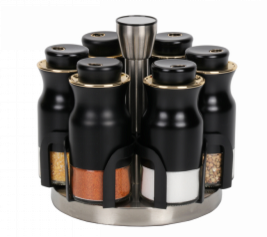 Spice Rack Condiment 6pc O1025HJ