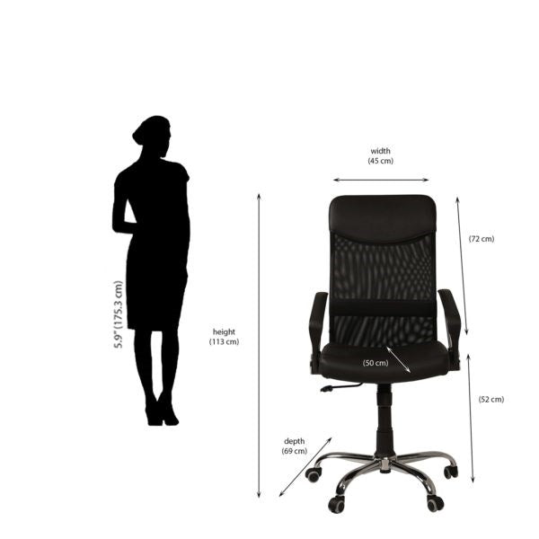 Office Mesh Chair Black UT-C161