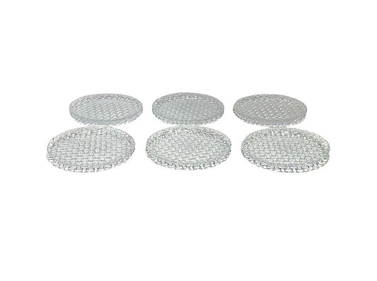 Glass Serving Plate 6pc P009-1
