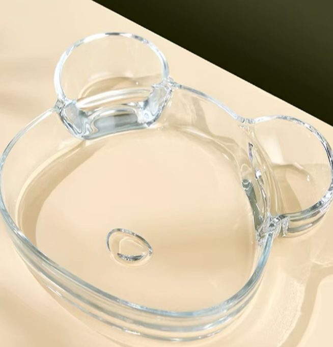 Glass Bear Plate P107