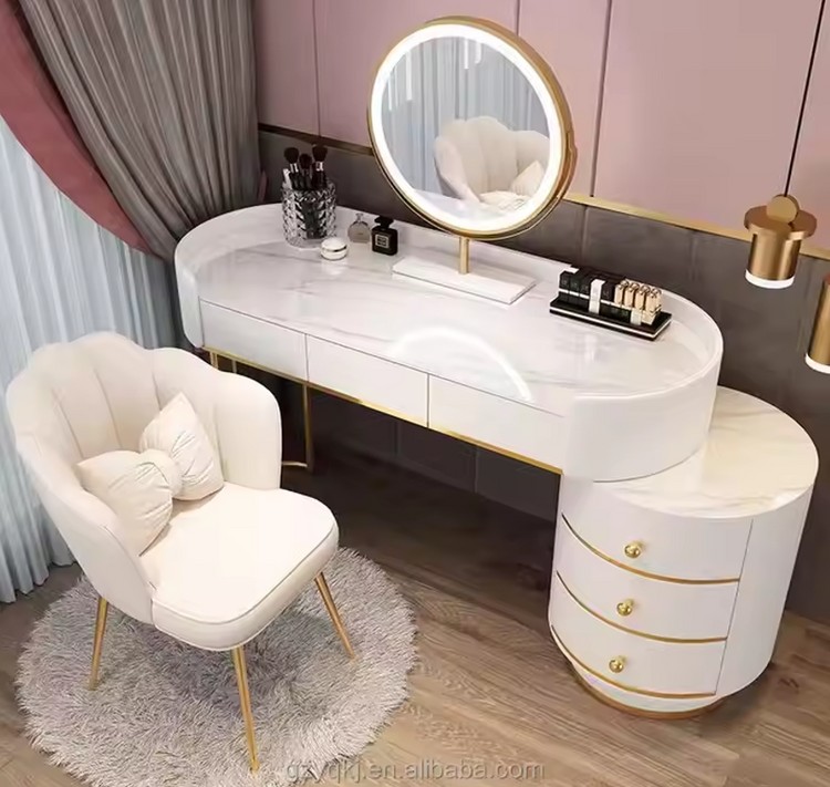 Dressing Vanity Table & Chair PD008
