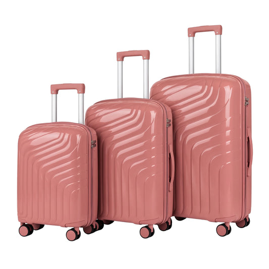 Premium 3pc Hardshell Travel Suitcase Set | TSA Lock Luggage | PP-06