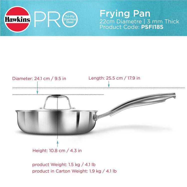 Futura SS Fry Pan PSF18S