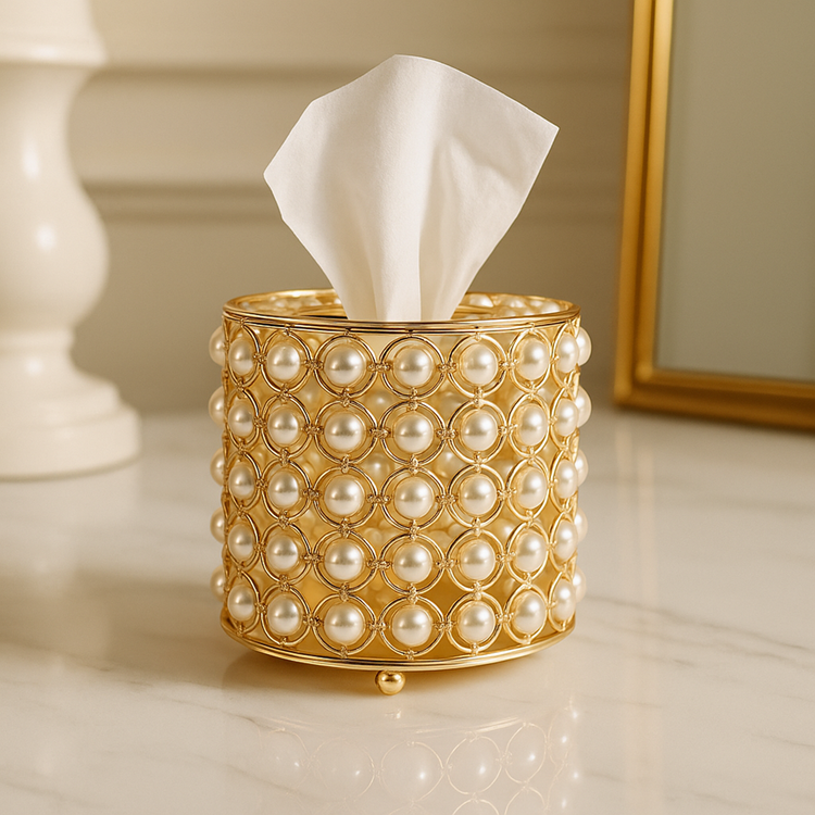 Pearly Tissue Box