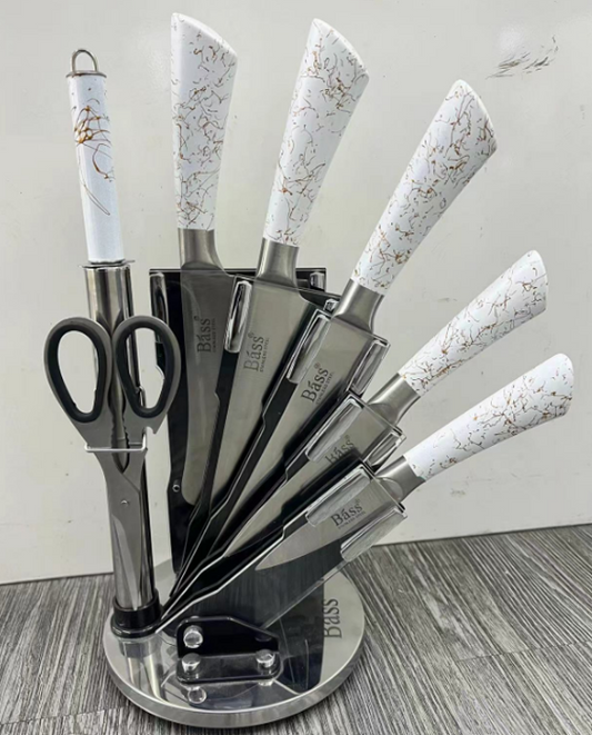 Knife Set 8pc White B10914A