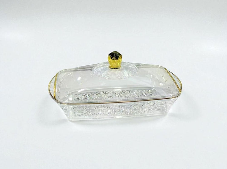 Plastic Food Serving Container with Lid DD1187