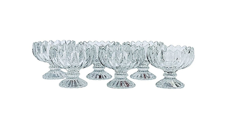 6pc Small Glass Candy Bowl f-90a