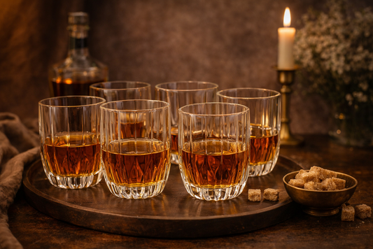 Glass Cup 320mL 6pc QY0618