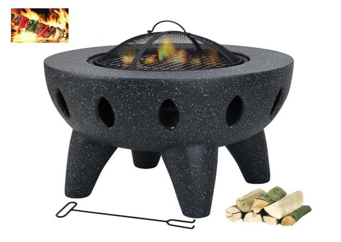 Outdoor Multi-functional Fire Pit BBQ