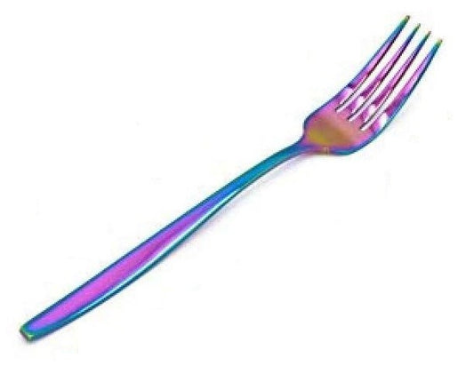 Fork Rainbow Stainless Steel 6pc