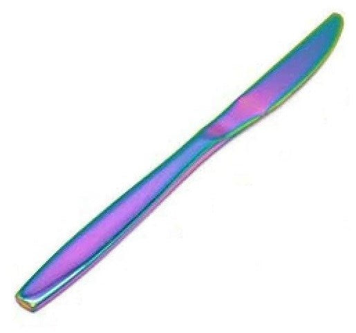 Table Knife Rainbow Stainless Steel 6pc