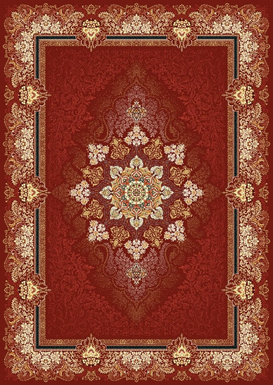 Persian Carpet 700 Reeds 2.5m x 3.5m Red 77941