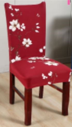 Chair Cover Red Flower 112#