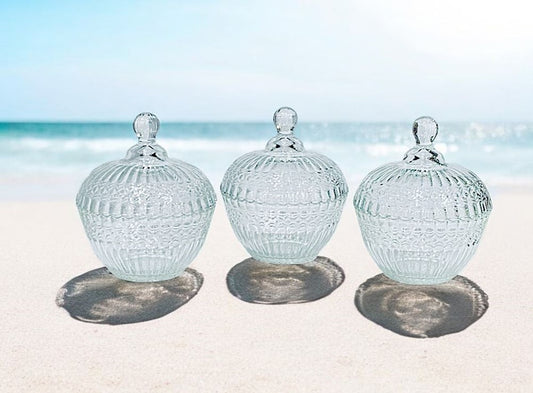 Glass Candy Set 3pc