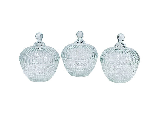 Glass Candy Set 3pc