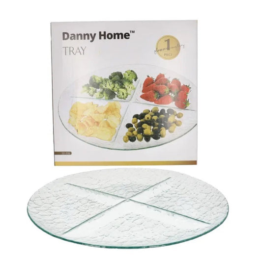 Glass Dessert Plate SD-036