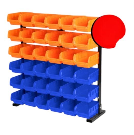 Storage Bin Rack 36pc SDY-60880