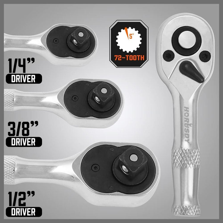 Stubby Ratchet 3pc SDY-81018