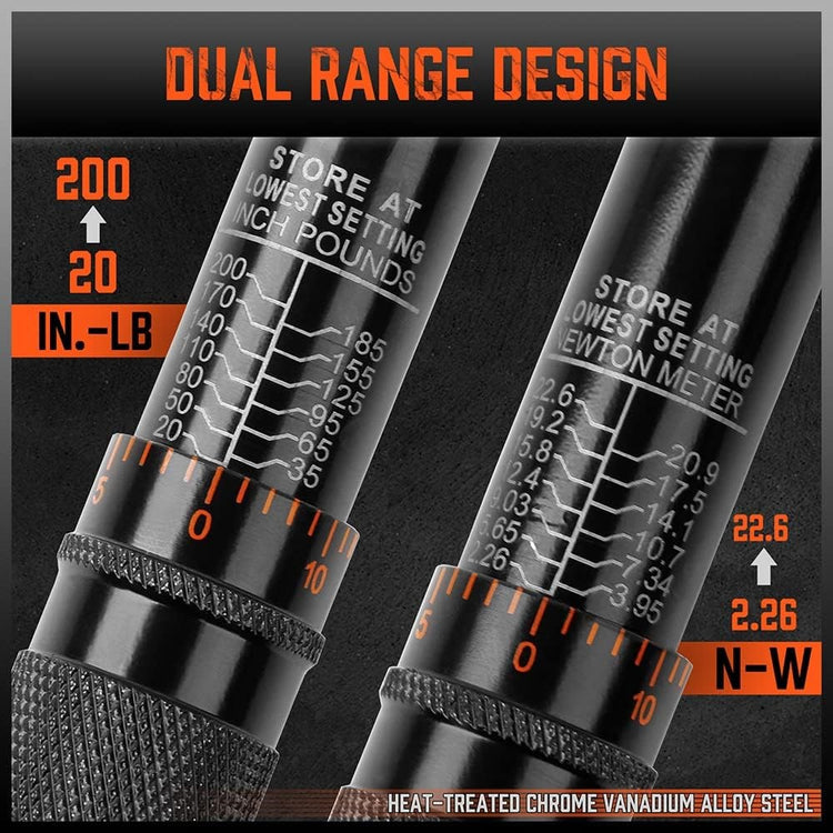 Torque Click Wrench 1/4" Drive SDY-81035