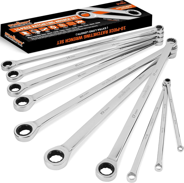 Ratchet Wrench Set 9pc 8mm-22mm SDY-81056
